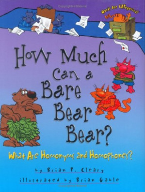 [PDF] How Much Can A Bare Bear Bear?: What Are Homonyms And Homophones? (Words Are Categorical)